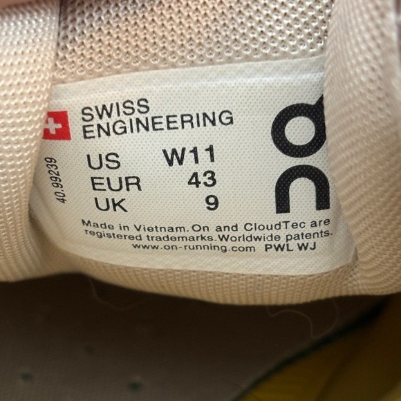 On Cloud X 2.0 Running Shoes Sneakers Mocha Sand 40-99239 Women’s size 11 - Picture 8 of 8